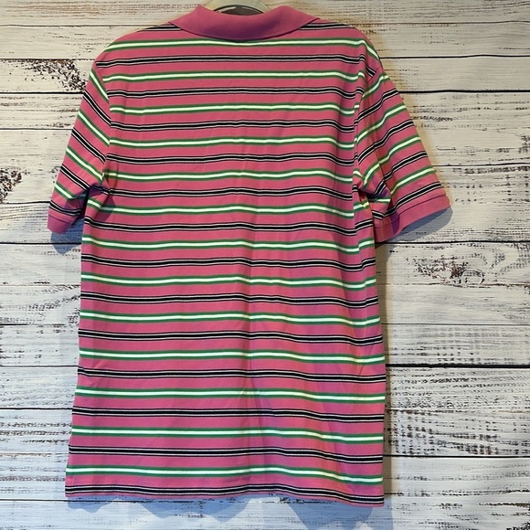 Polo Golf Stripe Collar Shirt Size L - Picture 2 of 6